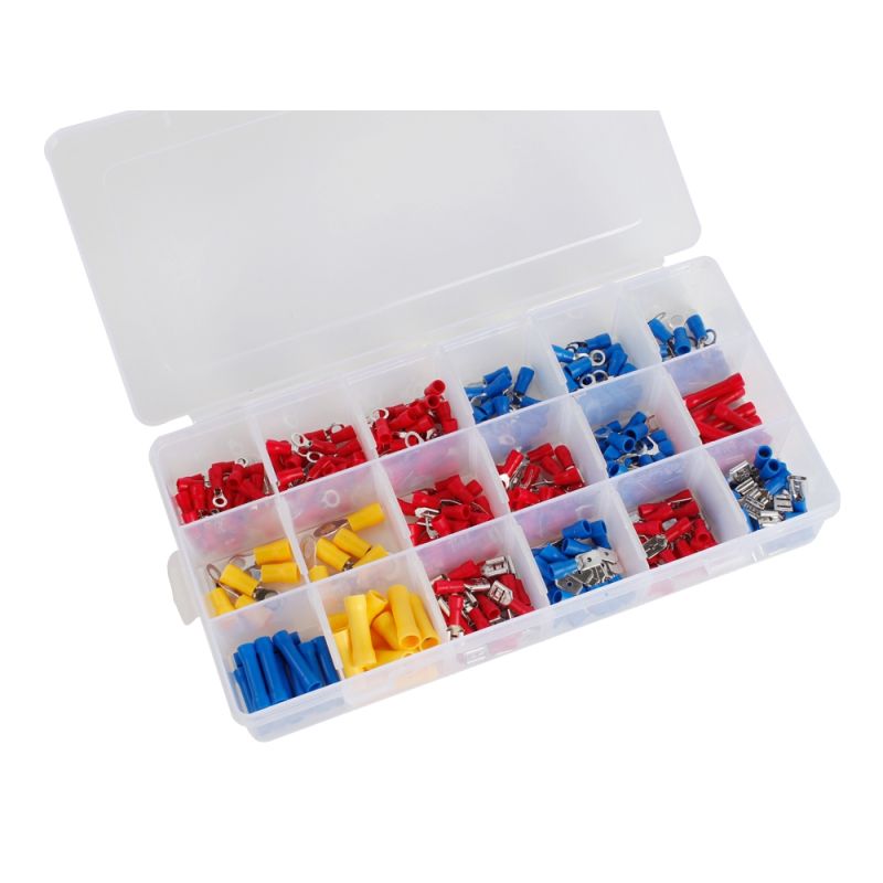 300pcs Insulated Crimp Terminal Connector Kit