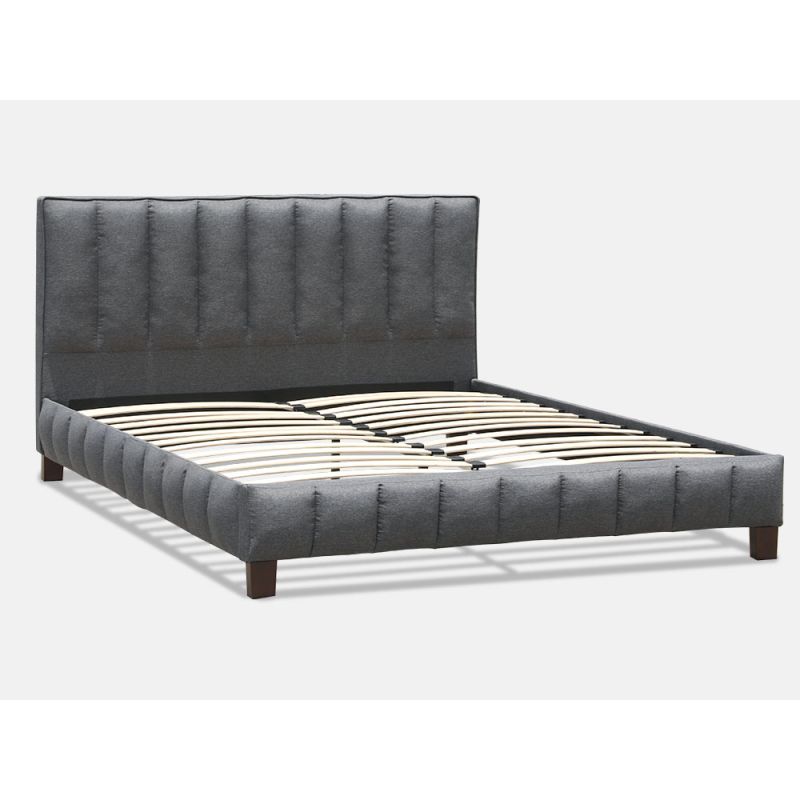 EIGER King Bed - DARK GREY