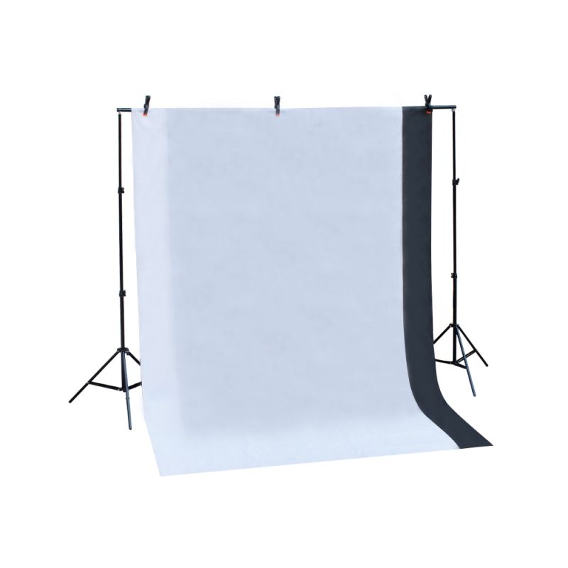 Photography Studio Set with 2 Backdrops & 1 Stand