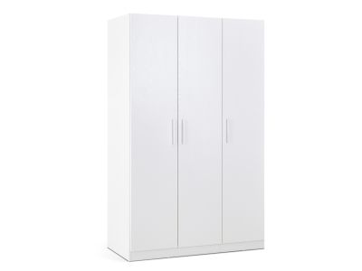 Makalu Wardrobe 3 Door Storage Shelves - White