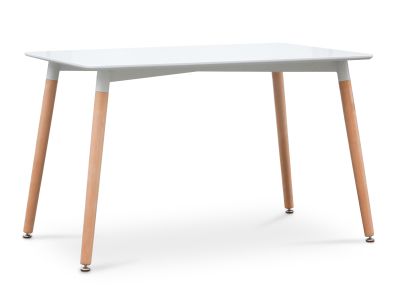 Sana Dining Table Rectangle 120 x 80cm - White