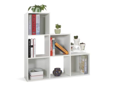 Tana Bookshelf 6 Cube Bookcase Stand Rack