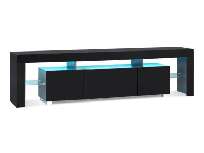 Micco 2m LED Entertainment Unit - Black