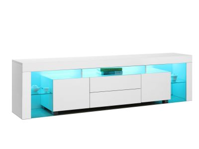 Micco 2m LED Entertainment Unit - White