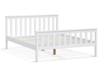 Andes Double Wooden Bed Frame - White