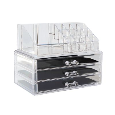 3 Drawer Dressing Table Caddy Makeup Storage Organiser