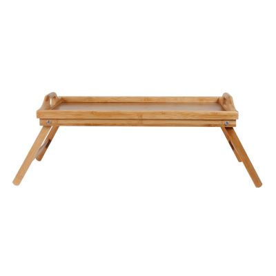 Bamboo Tray Breakfast Bed Tray Table Serving Tray