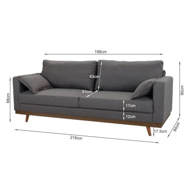 BOSTON 3-Seater Sofa