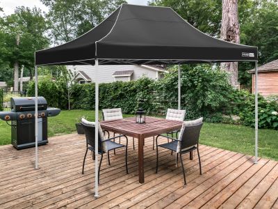 Toughout Thunderstorm Gazebo 3 x 4.5m - Black