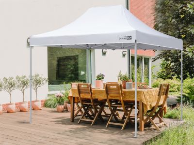 Toughout Thunderstorm Gazebo 3 x 4.5m - White