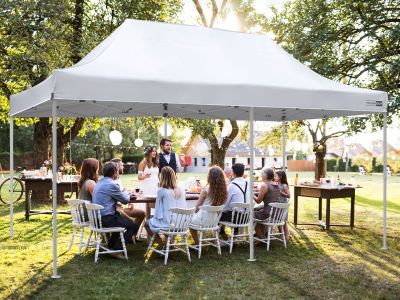 Toughout Thunderstorm Gazebo 3 x 6m - White