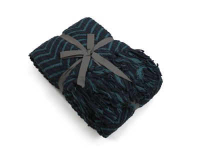 Premium Designer Throw Blue 127x170cm