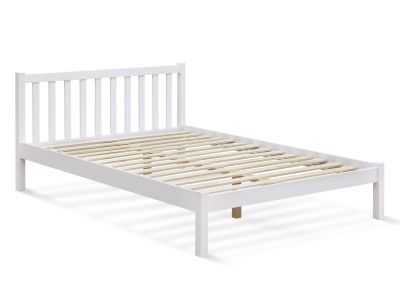 Baker Double Wooden Bed Frame - White