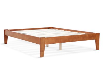 Meri Queen Wooden Bed Frame - Oak