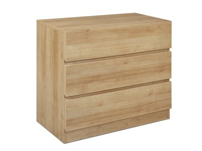 Harris 3 Drawers Tallboy - Oak