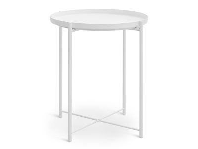 Ellison Round Side Table Coffee Table - White