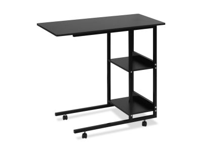 80 x 40 Laptop Stand Side Table - Black