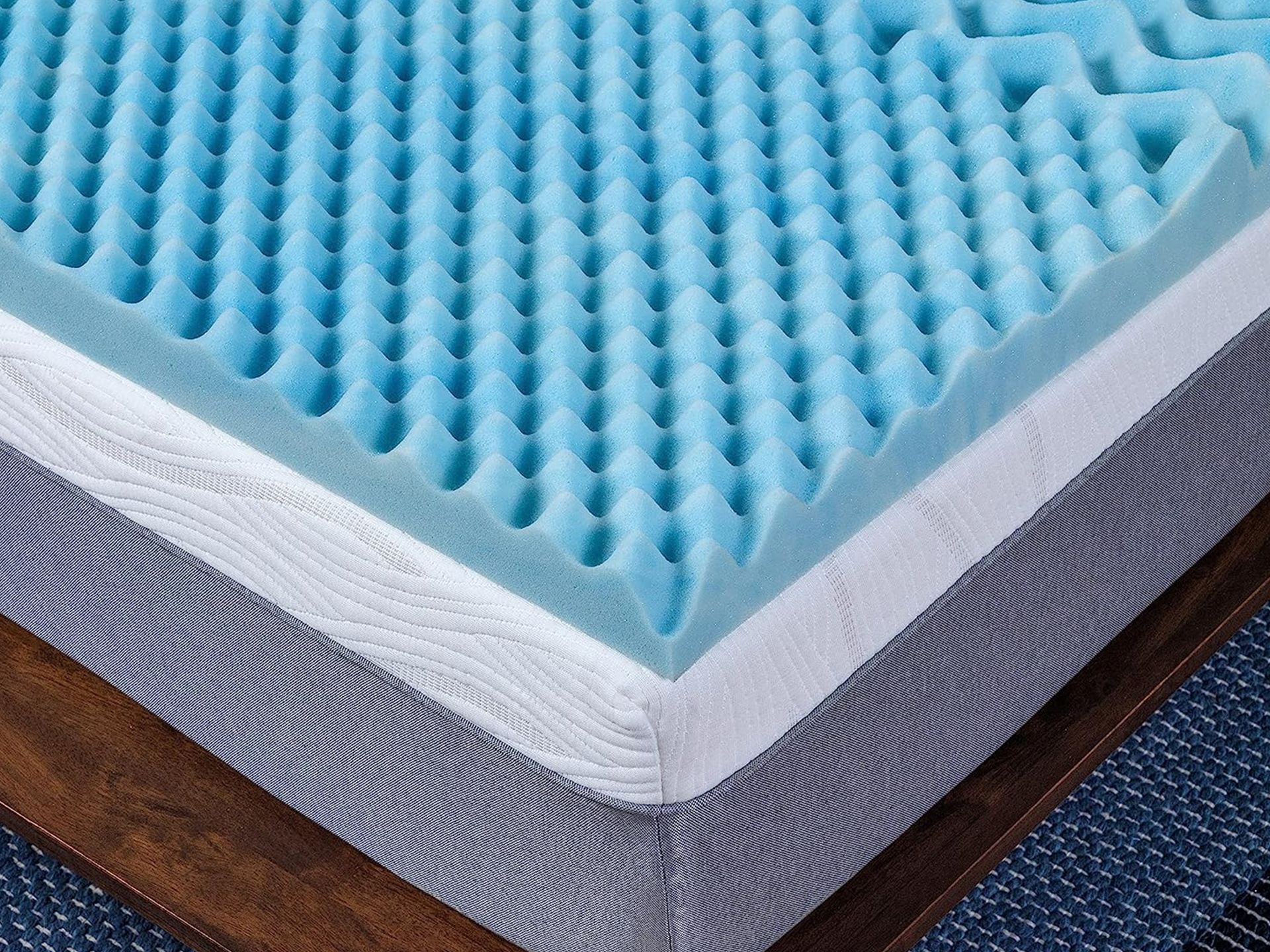 5 zone foam mattress pad