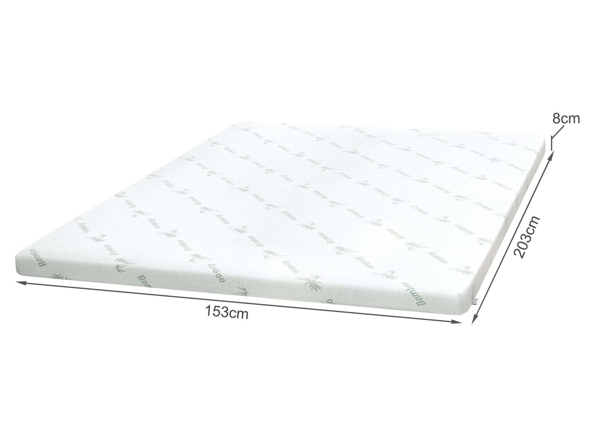 gel foam mattress topper 2-inch 5lb