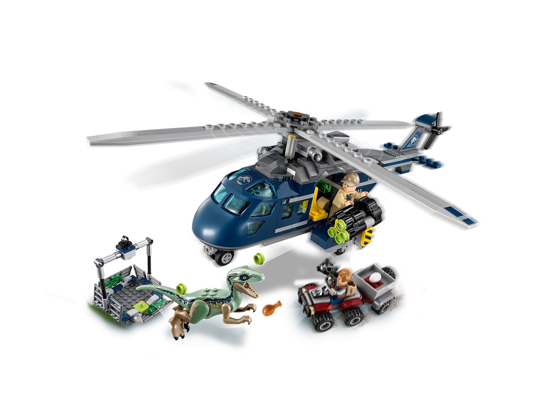 Lego jurassic helicopter sale