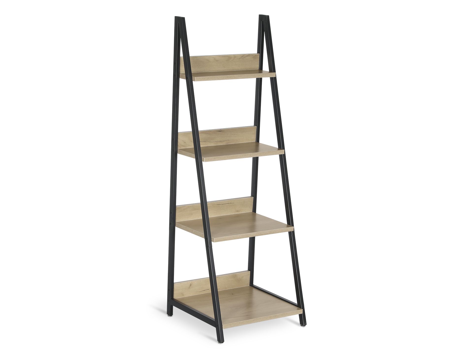 ONEGA 4 Tier Ladder Shelf - OAK