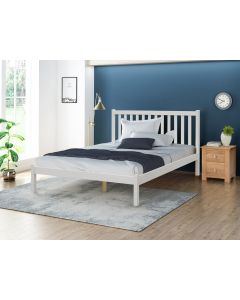 Baker Queen Wooden Bed Frame - White