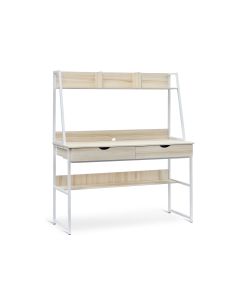 Siya 120cm Computer Desk with Drawers - Oak