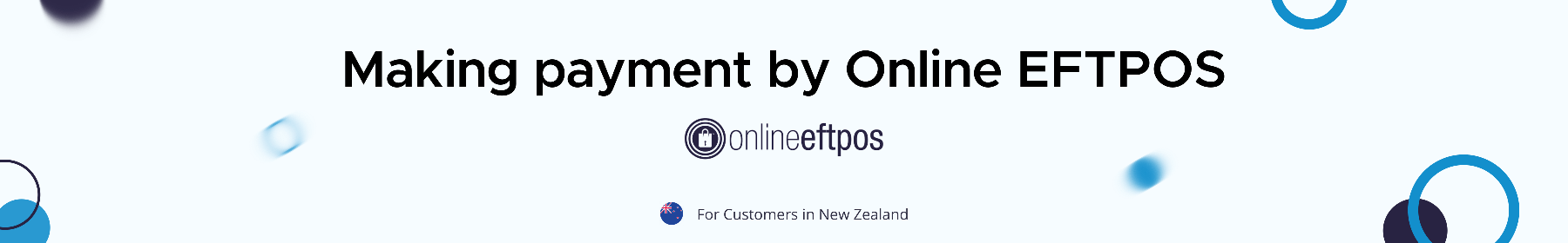 Making Payment By Online Eftpos