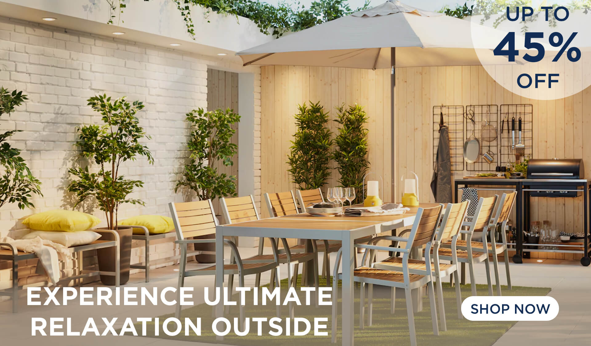 Experience Ultimate Relaxation Outside